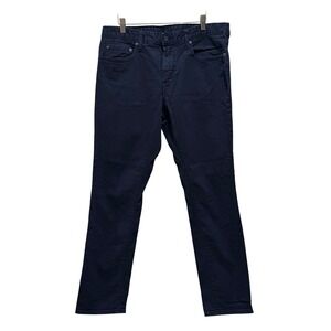 Bonobos Slim Fit Chinos Mens 33x32 Navy Blue Stretch Cotton 5-Pocket Office